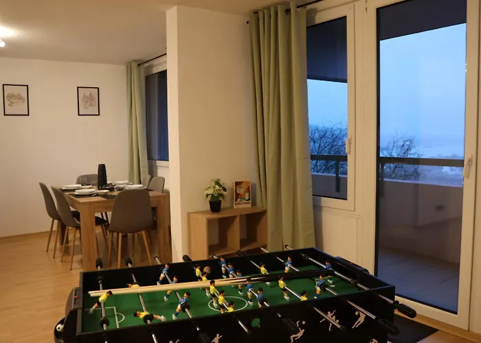 Rheintalblick Wohnen über Den Dächern Von Bingen Apartment